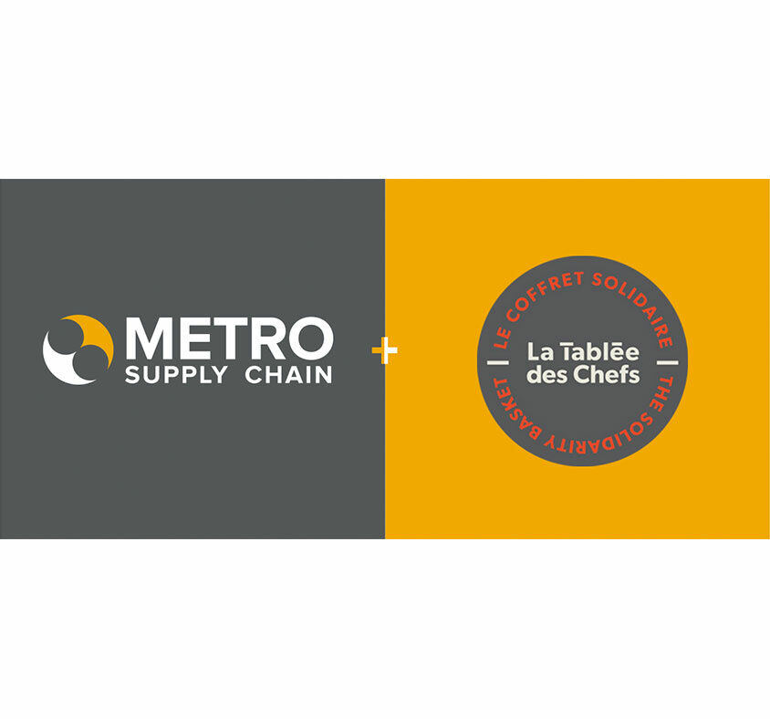 Chaîne D’Approvisionnement Metro fournit des services de logistique et de transport à La Tablee Des Chefs pour aider à nourrir les Canadiens dans le besoin.